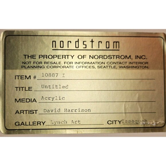 David Harrison Acrylic Floral Painting In Ornate Frame From Nordstrom Collection - Picture 5 of 13